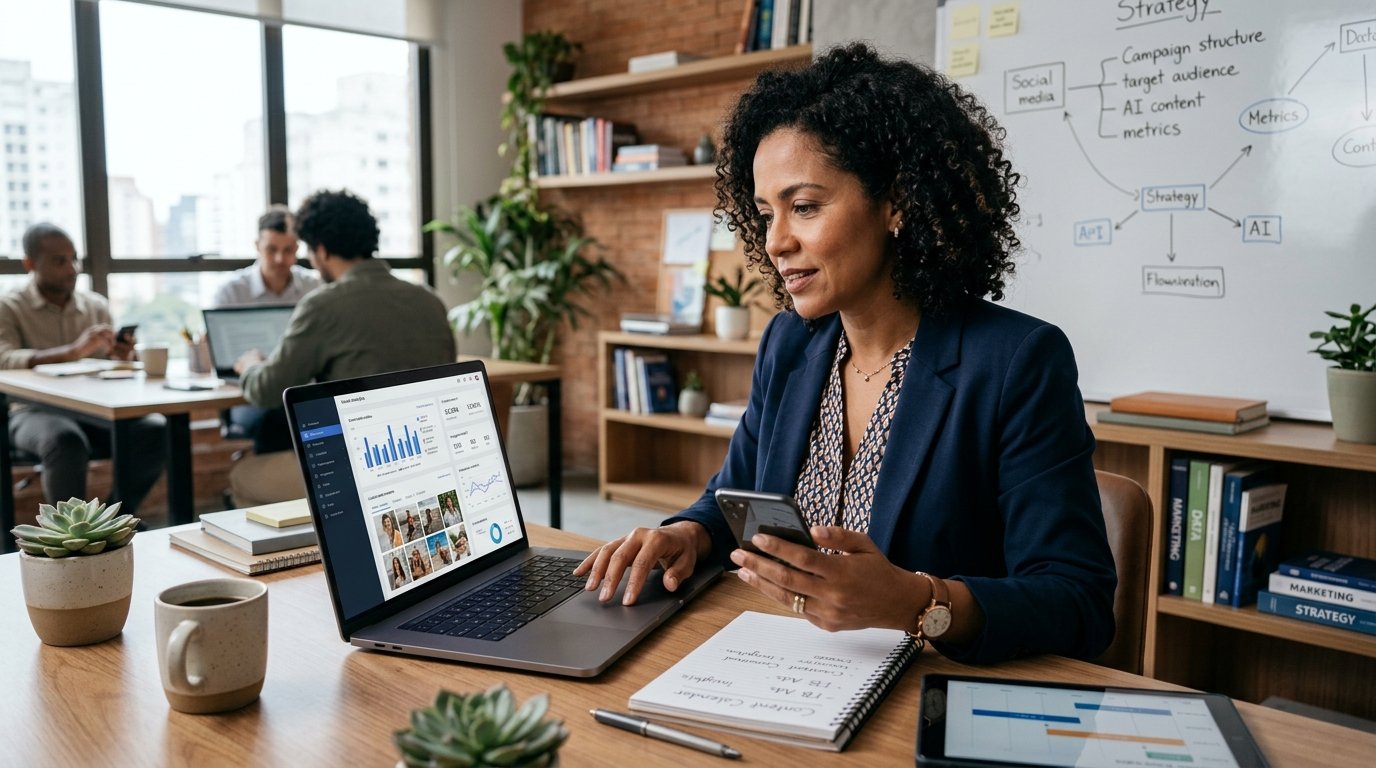 Curso de redes sociais com Instagram, Facebook, conteúdo e tráfego pago